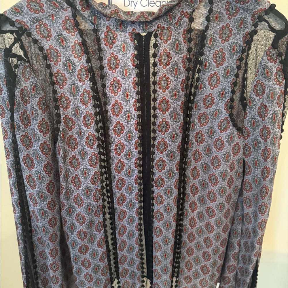 Floral Patterned Women's Top